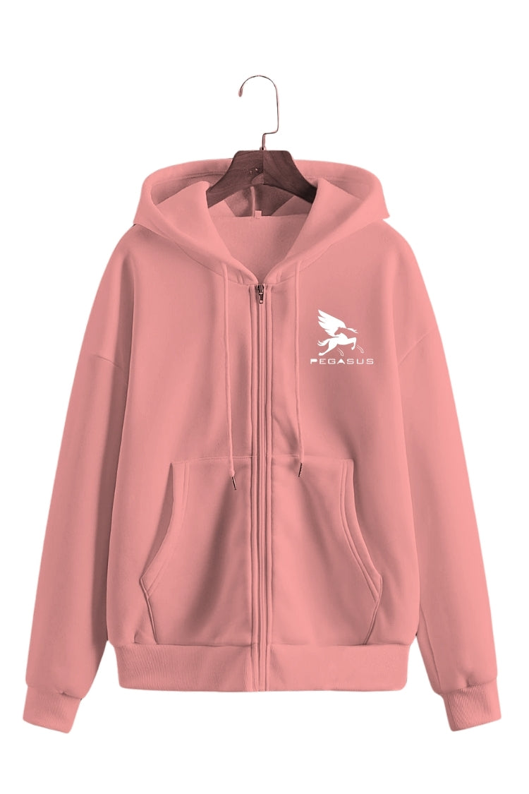 Unisex Pegasus zip-hoodie