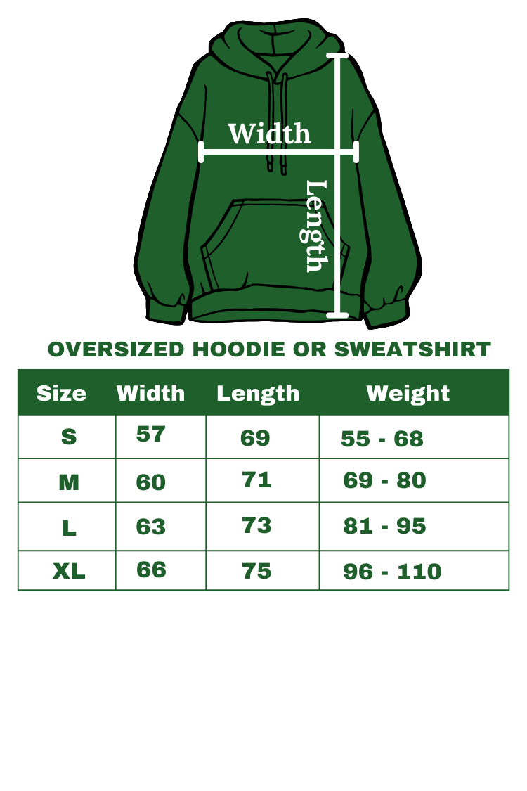 Oversized unisex sweatshirt